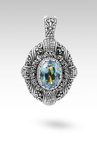 Strengthened Belief Pendant™ in Endless Song™ Mystic Quartz Tree Of Life / Endless Song™ Mystic Quartz, D31 Magnet