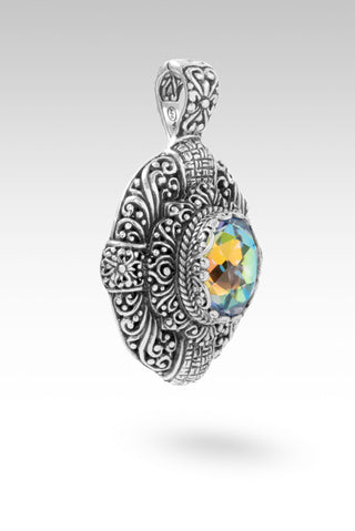 Strengthened Belief Pendant™ in Endless Song™ Mystic Quartz Tree Of Life / Endless Song™ Mystic Quartz, D31 Magnet