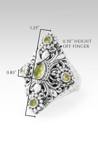 One Cure, One Hope Ring™ in Peridot 5