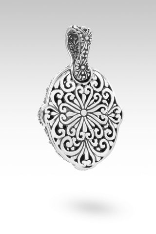 Strengthened Belief Pendant™ in Richey Blue™ Mystic Quartz Tree Of Life / Richey Blue™ Mystic Quartz, D31 Magnet