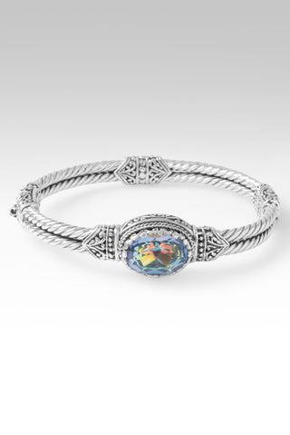 Strength in Struggle Bangle Bracelet™ in Endless Song™ Mystic Quartz 6 / Tree Of Life / Endless Song™ Mystic Quartz