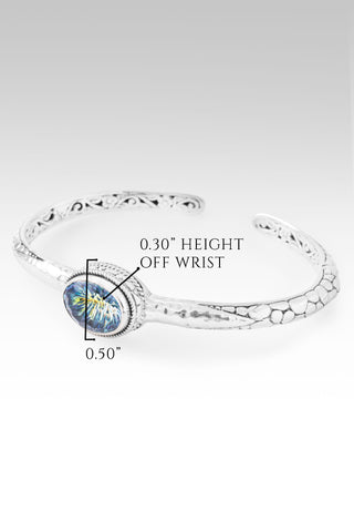 Boundless Joy Cuff™ in Cockatoo Daze™ Mystic Quartz 6.25