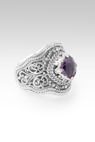 Thankful in Everything Ring™ in Amethyst 5