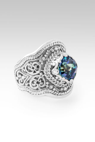 Thankful in Everything Ring™ in Blueicious™ Mystic Quartz 5