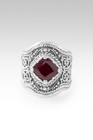 Thankful in Everything Ring™ in Red Ruby 5