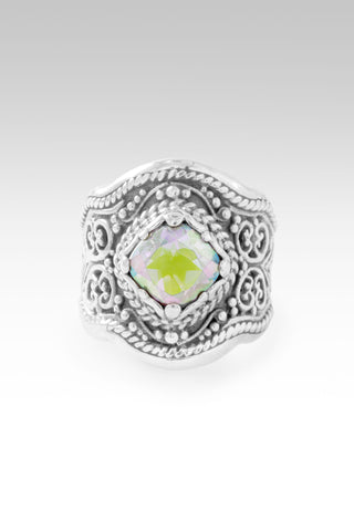 Thankful in Everything Ring™ in Zero Saturn™ Mystic Quartz 5