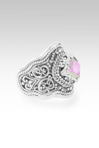 Thankful in Everything Ring™ in Zero Saturn™ Mystic Quartz 5