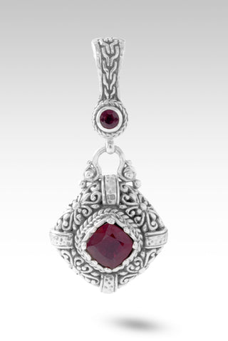 Troubles Humble Me Pendant™ in Red Ruby