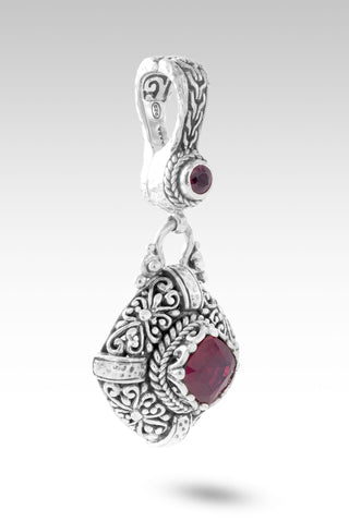 Troubles Humble Me Pendant™ in Red Ruby