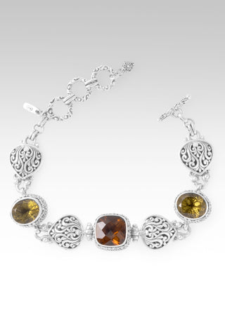 Tomorrow & Forever Bracelet™ in Whiskey Quartz & Olive Quartz 6.75 - 7.5