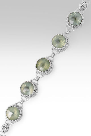 Love 4 U Bracelet™ in Phantom Rutile Prehnite 6.5 - 7.25
