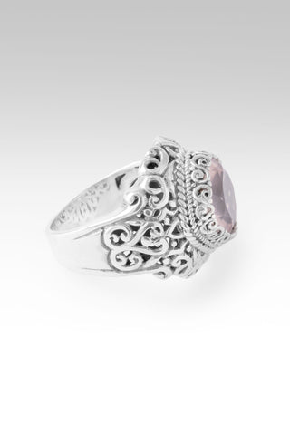 Mercy Unfold Ring™ in Cloud Pink Rose Quartz 5