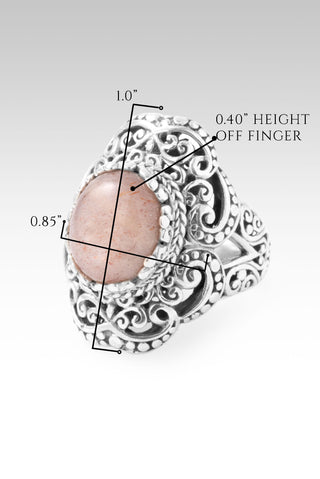 Open Door, Miracle Comin' Ring™ in Pink Moonstone 5