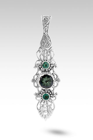 Fall Into Action Pendant™ in Green Fluorite & Bali Hai™ Mystic Topaz