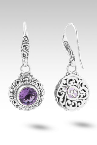 Faith Moves Mountains Earrings™ in Amethyst