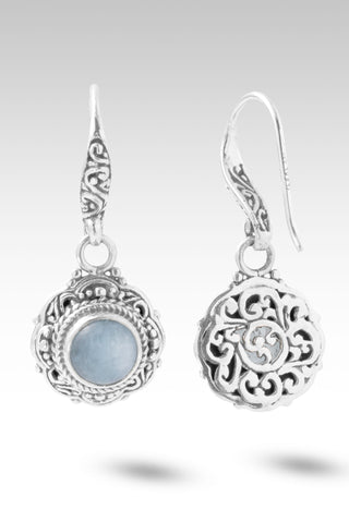 Faith Moves Mountains Earrings™ in Aquamarine