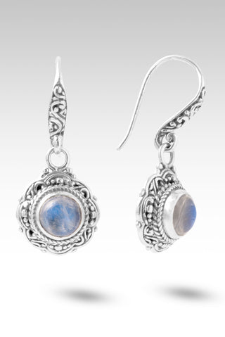 Faith Moves Mountains Earrings™ in Rainbow Moonstone