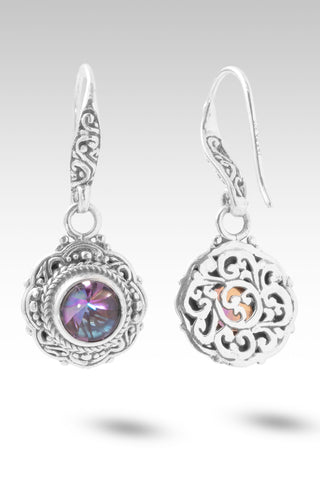 Faith Moves Mountains Earrings™ in Zodiac Fun™ Mystic Quartz