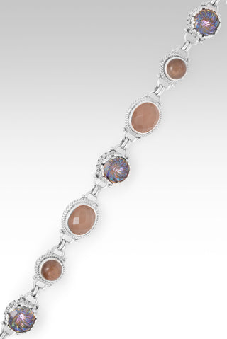 I Believe in Miracles Bracelet™ in Northern Lights™ Mystic Quartz, Peach Moonstone & Sunstone