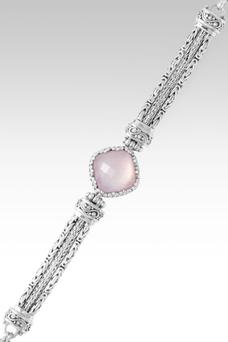 Workin' 4 UR Good Always Bracelet™ in Rose Quartz Pink Mother of Pearl 6.25 - 7 / Tree Of Life / Rose Quartz Pink Mother Of Pearl Doublet