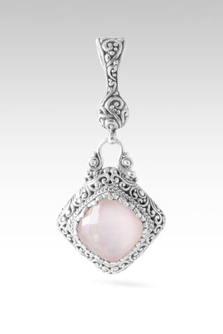 Workin' 4 UR Good Always Pendant™ in Rose Quartz Pink Mother of Pearl Tree Of Life / Rose Quartz Pink Mother Of Pearl Doublet, D31 Magnet