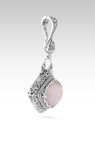 Workin' 4 UR Good Always Pendant™ in Rose Quartz Pink Mother of Pearl Tree Of Life / Rose Quartz Pink Mother Of Pearl Doublet, D31 Magnet
