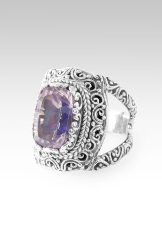 Workin' 4 UR Good Always Ring™ in Lilac Rose De France™ Mystic Quartz 5 / Tree Of Life / Lilac Rose De France™ Mystic Quartz