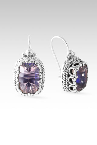Workin' 4 UR Good Always Earrings™ in Lilac Rose De France™ Mystic Quartz Tree Of Life / Lilac Rose De France™ Mystic Quartz