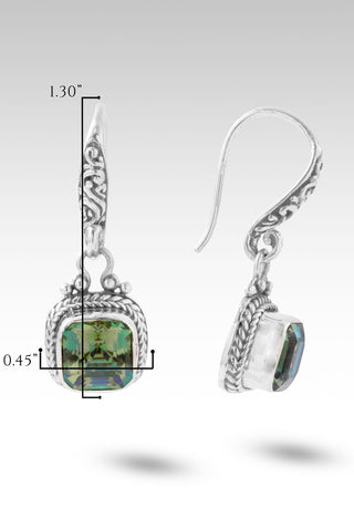 I Believe, I Overcome Earrings™ in Bonjour™ Mystic Quartz