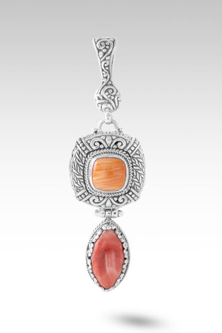 Watch What He Can Do Pendant™ in Red Spiny Oyster & Orange Spiny Oyster