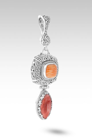 Watch What He Can Do Pendant™ in Red Spiny Oyster & Orange Spiny Oyster