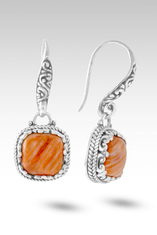 Watch What He Can Earrings™ in Orange Spiny Oyster