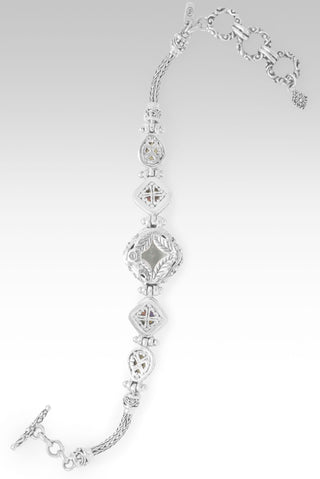 Glory To U Alone Bracelet™ in Prasiolite, Peridot & Bali Crush™ Mystic Topaz 6.75 - 7.5