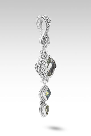 Glory To U Alone Pendant™ in Prasiolite, Peridot & Bali Crush™ Mystic Topaz