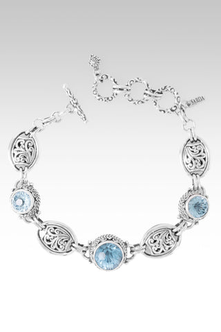 U Never Let Me Down Bracelet™ in Arctic Blue Topaz 6.75 - 7.5