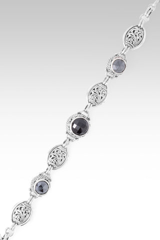 U Never Let Me Down Bracelet™ in Black Onyx & Hematine 6.75 - 7.5
