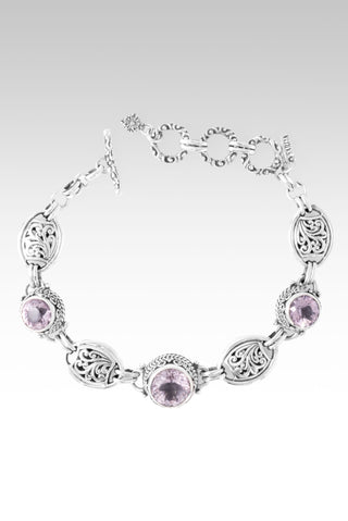 U Never Let Me Down Bracelet™ in Pink Cashmere™ Mystic Quartz 6.75 - 7.5