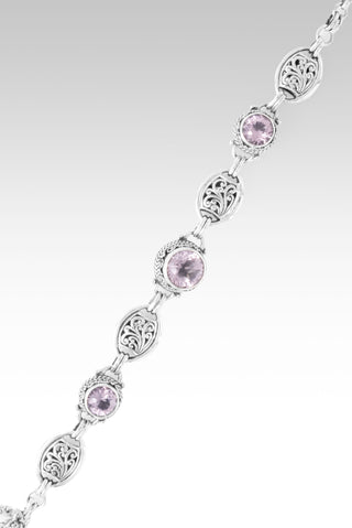 U Never Let Me Down Bracelet™ in Pink Cashmere™ Mystic Quartz 6.75 - 7.5