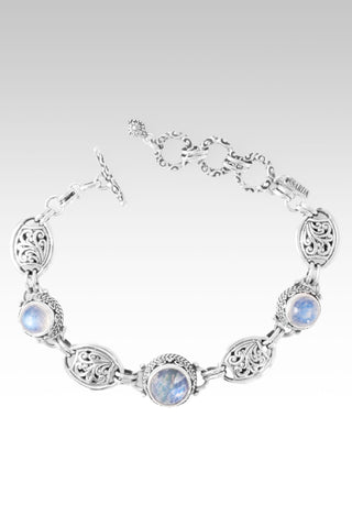U Never Let Me Down Bracelet™ in Rainbow Moonstone 6.75 - 7.5