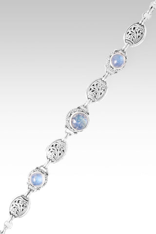 U Never Let Me Down Bracelet™ in Rainbow Moonstone 6.75 - 7.5