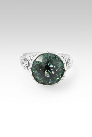 Peace Given Ring™ in Green Lab Created Quartz 5