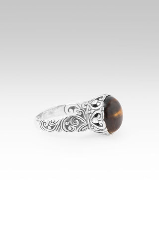 Peace Given Ring™ in Tiger's Eye 5