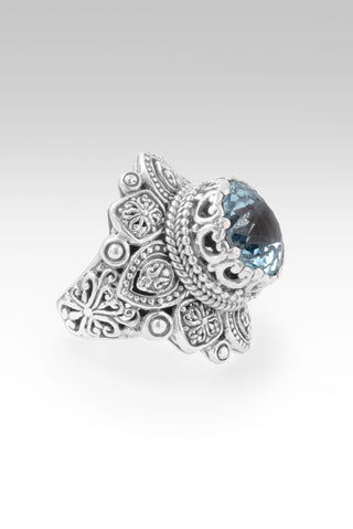 Peace in UR Presence Ring™ in Arctic Blue Topaz 5