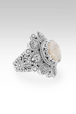 Peace in UR Presence Ring™ in White Mother of Pearl 5