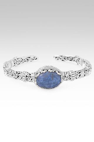 Spirit of Living God Cuff Bracelet™ in Dumortierite 6.25 / Tree Of Life / Dumortierite