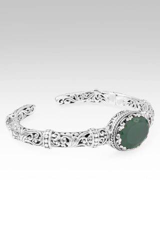 Spirit of Living God Cuff Bracelet™ in Green Quartz 6.25 / Tree Of Life / Green Quartz