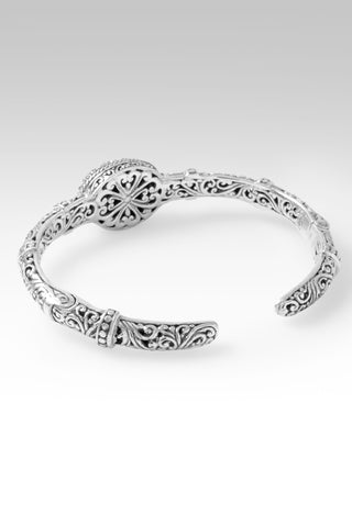 Spirit of Living God Cuff Bracelet™ in Lapis Carved Swirl 6.25 / Tree Of Life / Lapis