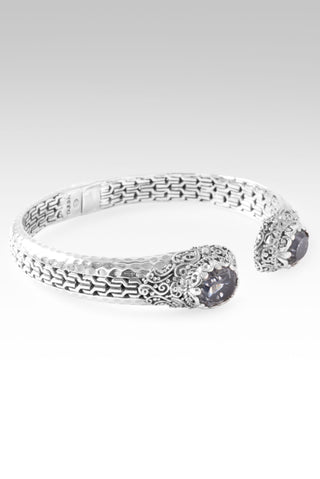 U Want Every Fear Tip-To-Tip Bracelet™ in Heather Grey™ Mystic Quartz 6.25