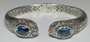 U Want Every Fear Tip-To-Tip Bracelet™ in London Blue Topaz