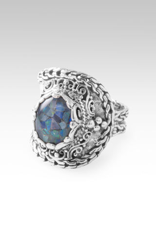 U Want My Tears Ring™ in Australian Opal Mosaic & Quartz